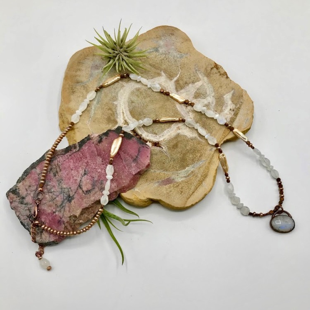 Beautiful Moonstone Necklace